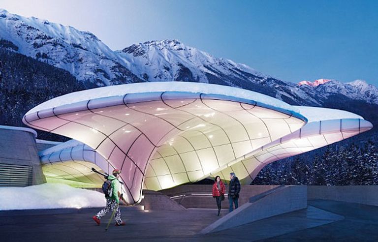 المعمارية العراقية زها حديد - صورة أرشيفية