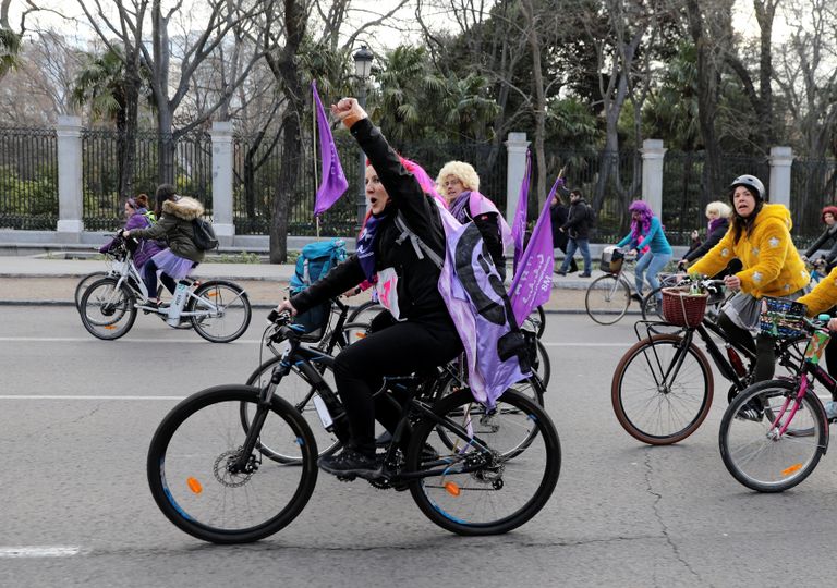 إضراب في إسبانيا بمناسبة اليوم العالمي للمرأة