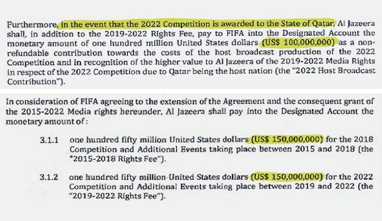 حمد بن خليفة مع بلاتر رئيس الفيفا السابق - أرشيفية