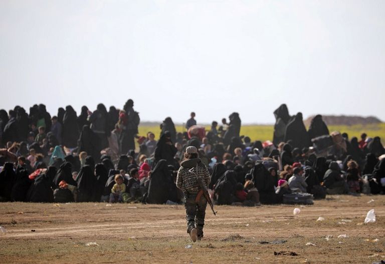 مدنيون قرب الباغوز