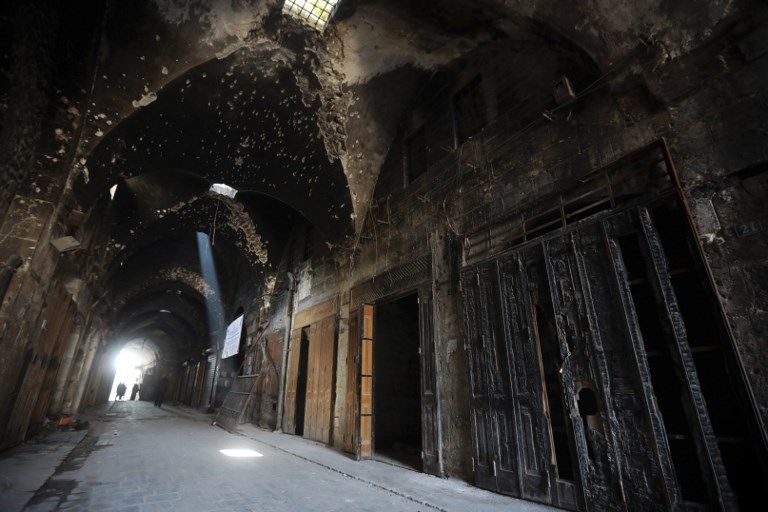  أسواق حلب القديمة تحاول النهوض من بين الأنقاض