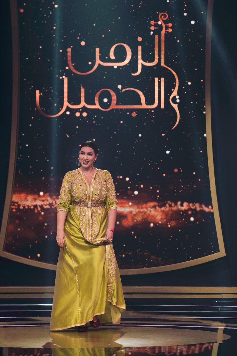 جانب من برنامج "الزمن الجميل" على تلفزيون أبوظبي