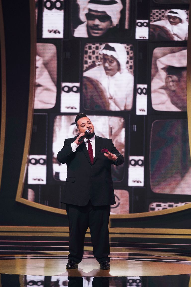 جانب من برنامج "الزمن الجميل" على تلفزيون أبوظبي