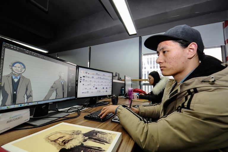 كارل ماركس بطل مسلسل رسوم متحركة في الصين لجذب جيل الشباب