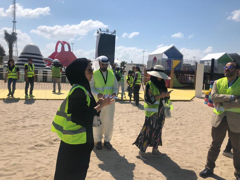 الاستعداد لانطلاق مهرجان أم الإمارات