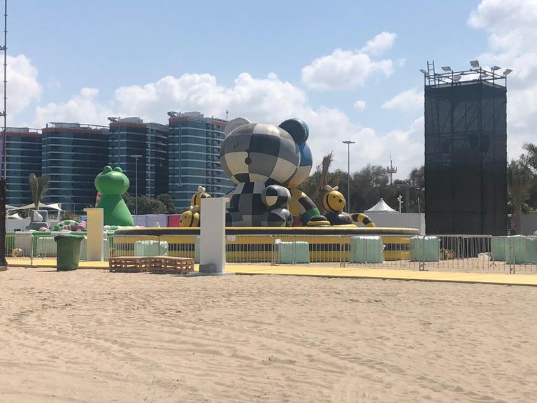 الاستعداد لانطلاق مهرجان أم الإمارات