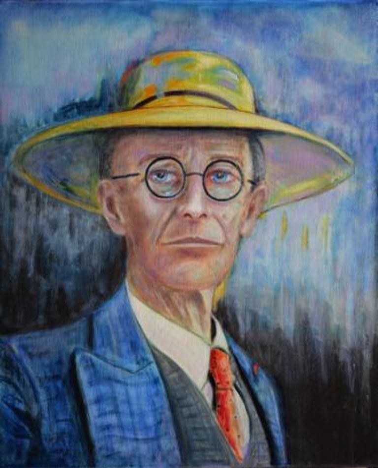 غلاف كتاب "هيرمان هيسه .. سيرة مصورة"