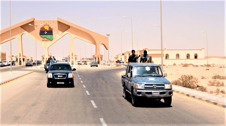 منفذ امساعد الحدودي الليبي قائد منطقة طبرق العسكرية في ليبيا اللواء هاشم بورقعة