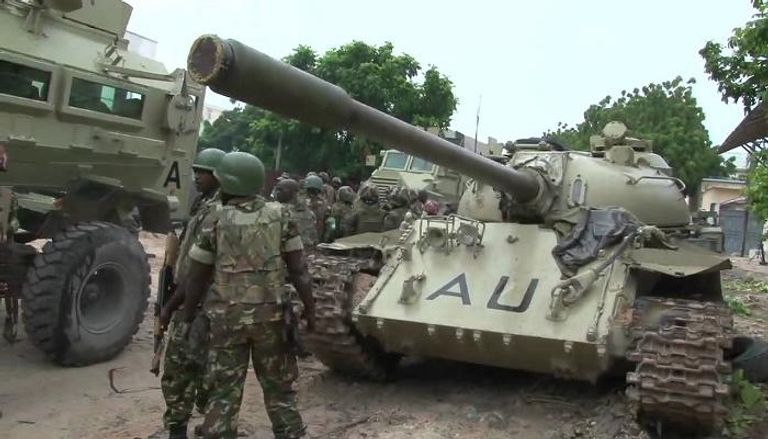 قوات تابعة لبعثة الاتحاد الأفريقي العسكرية في الصومال "أميصوم"