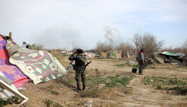 هنا كان تنظيم داعش الإرهابي