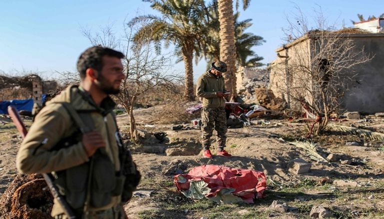 هنا كان تنظيم داعش الإرهابي