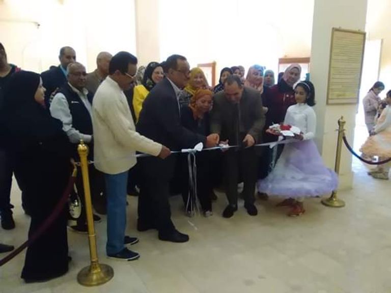 تطوير العرض بمتحف الوادي الجديد