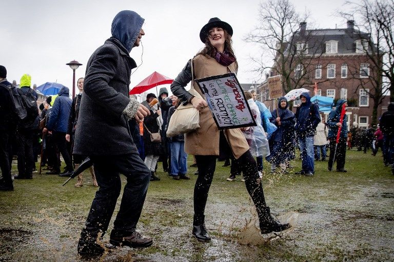 40 ألف متظاهر في هولندا لمواجهة التغير المناخي