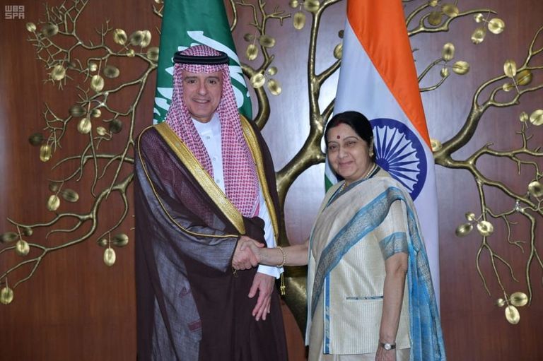 وزير الدولة للشؤون الخارجية السعودي ورئيس وزراء الهند