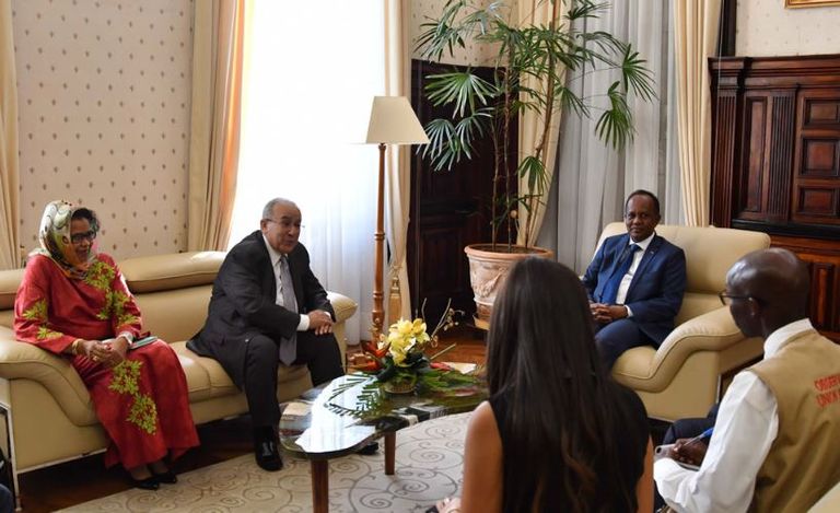 رمطان لعمامرة في مدغشقر رمطان لعمامرة أول نائب لرئيس الحكومة الجزائرية