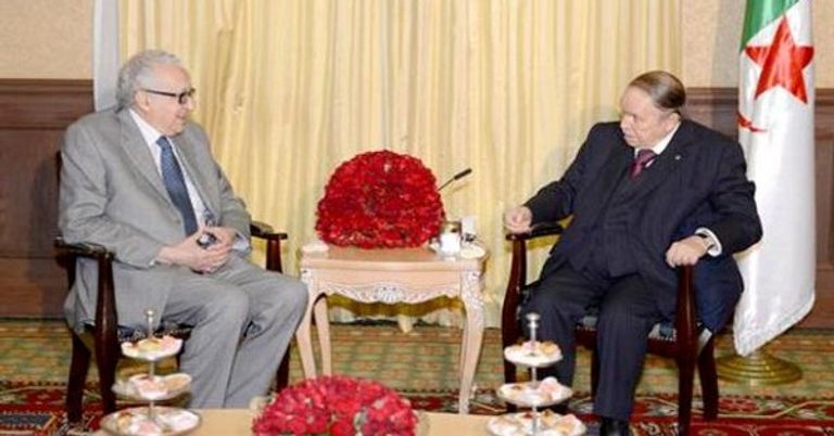 الرئيس الجزائري والأخضر الإبراهيمي