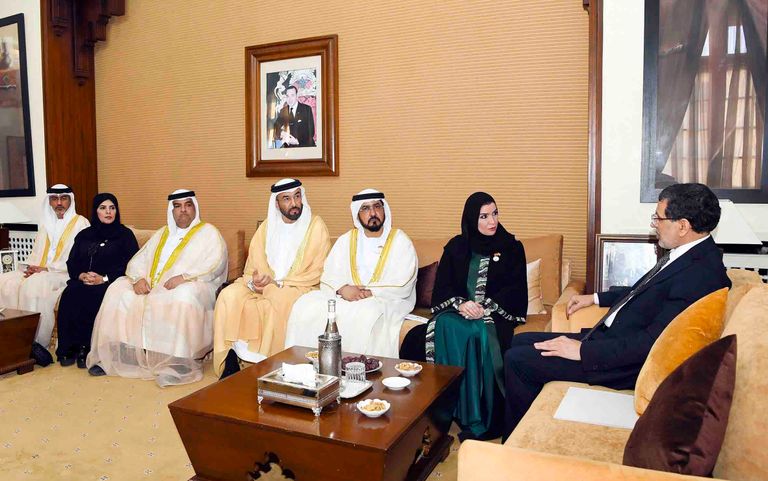 الدكتورة أمل عبدالله القبيسي وسعد الدين العثماني