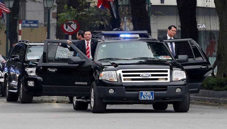 إحدى سيارات زعيم كوريا الشمالية كيم جونج أون