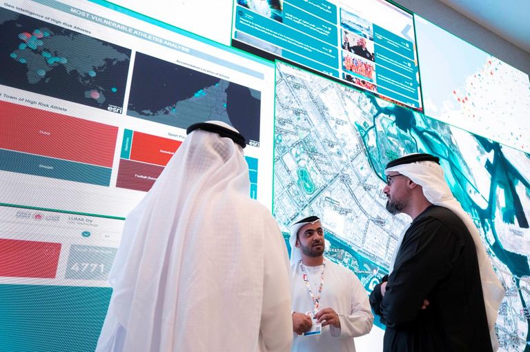 الشيخ خالد بن محمد بن زايد يتابع استعدادات الأولمبياد الخاص