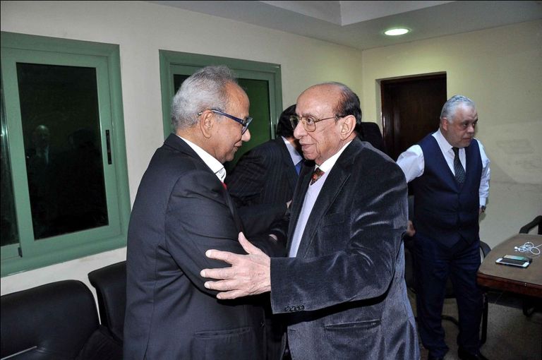 جانب من حفل التكريم بمهرجان المسرح العربي