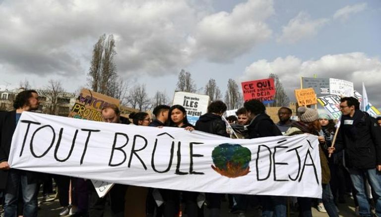 مظاهرة من أجل المناخ في باريس 