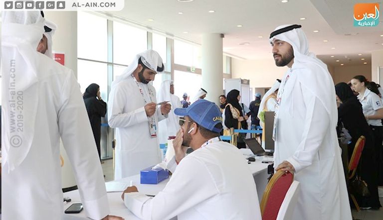 جانب من الاستعداد لتنظيم حفل افتتاح الأولمبياد الخاص