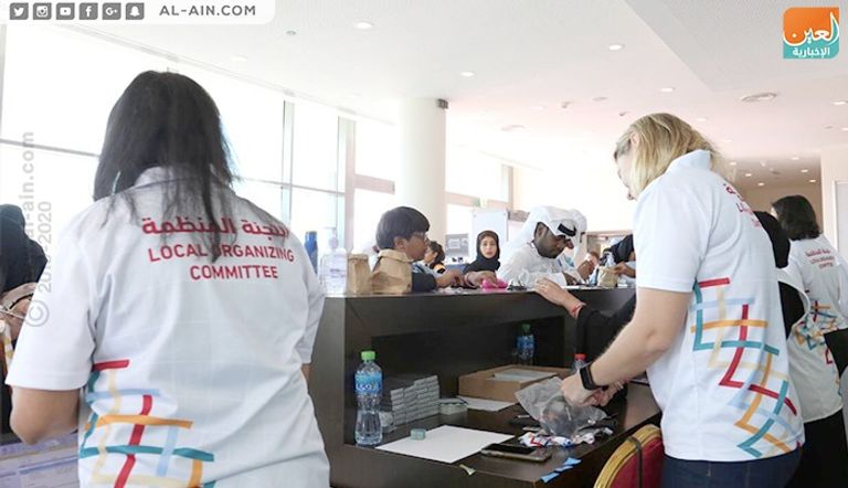 جانب من الاستعداد لتنظيم حفل افتتاح الأولمبياد الخاص