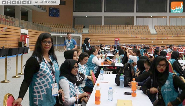 جانب من الاستعداد لتنظيم حفل افتتاح الأولمبياد الخاص