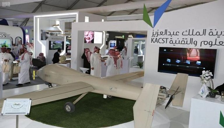 مدينة الملك عبدالعزيز للعلوم والتقنية تعرض طائراتها بدون طيار