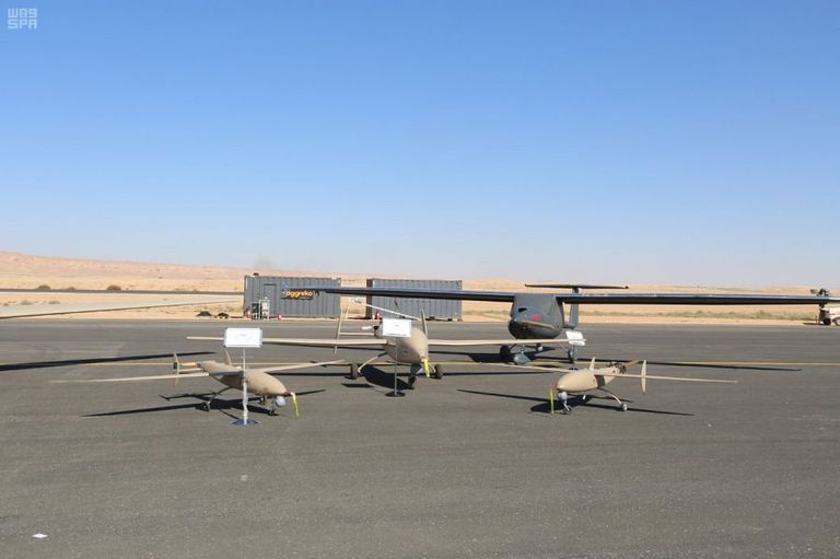 مدينة الملك عبدالعزيز للعلوم والتقنية تعرض طائراتها بدون طيار