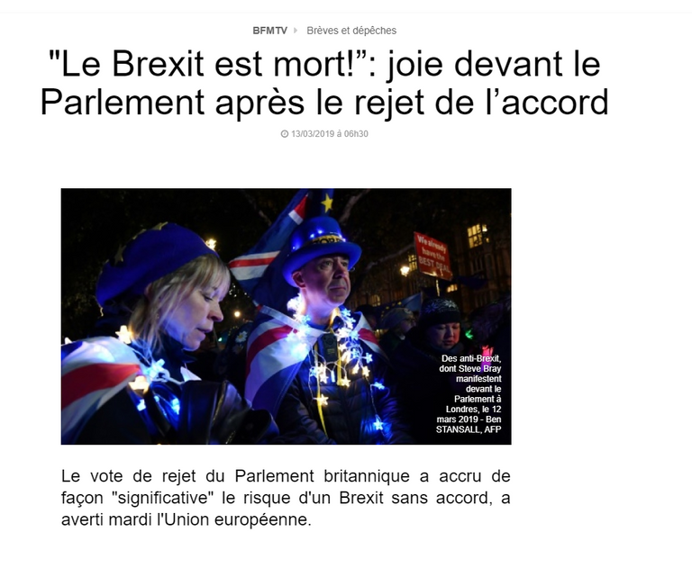 اتفاق بريكست في الصحف الأوروبية