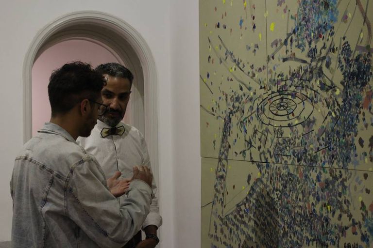 جانب من افتتاح معرض