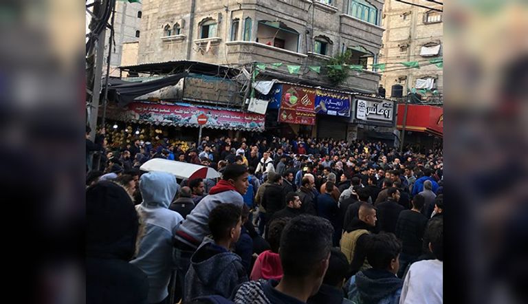 عناصر أمنية تتبع حركة حماس في قطاع غزة