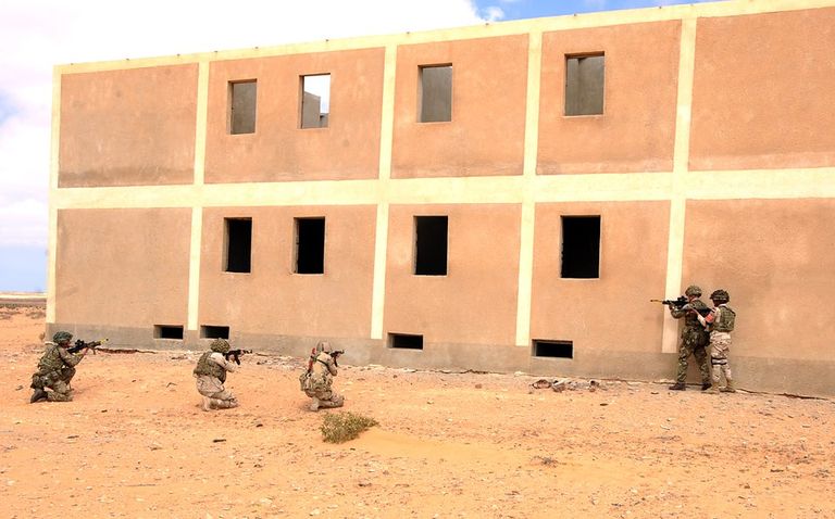 جانب من التدريب المصري البريطاني المشترك (أحمس 1)