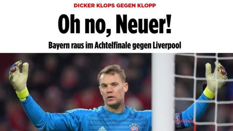 صحيفة بيلد خافي مارتينيز وماتس هوملز بعد المباراة