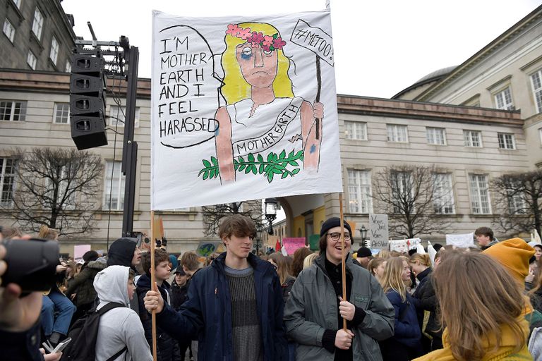 إضراب طلاب العالم احتجاجا على تغير المناخ