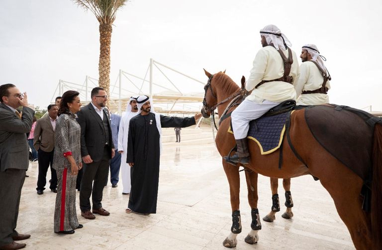 سيدة الدومينيكان الأولى تزور واحة الكرامة في الإمارات