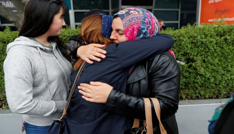 أقارب ضحايا الهجوم الإرهابي في نيوزيلندا