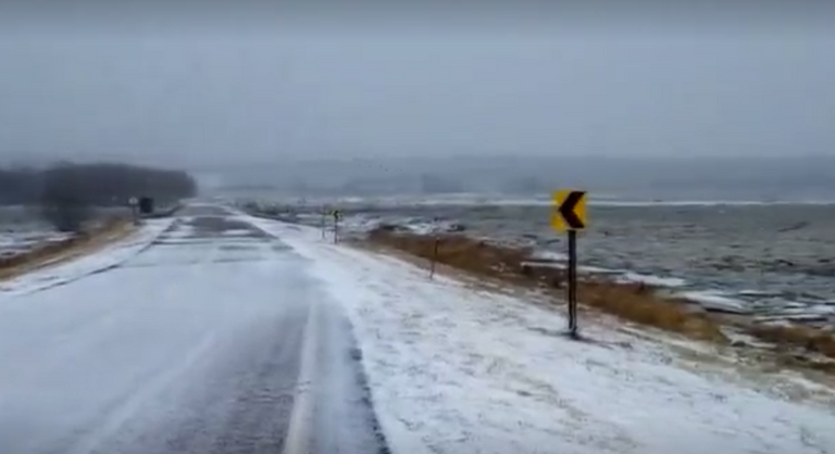 فيضان مياه نهر نبراسكا