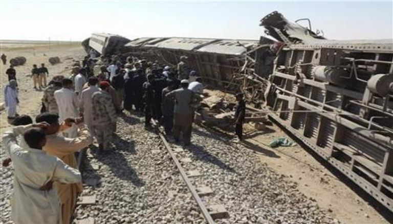 حادث قطار في باكستان - أرشيفية