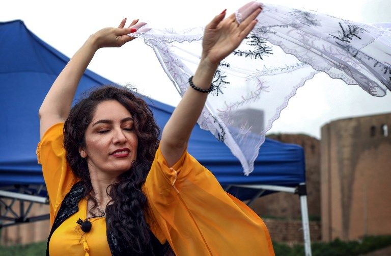 أكراد العراق خلال إحيائهم ذكرى