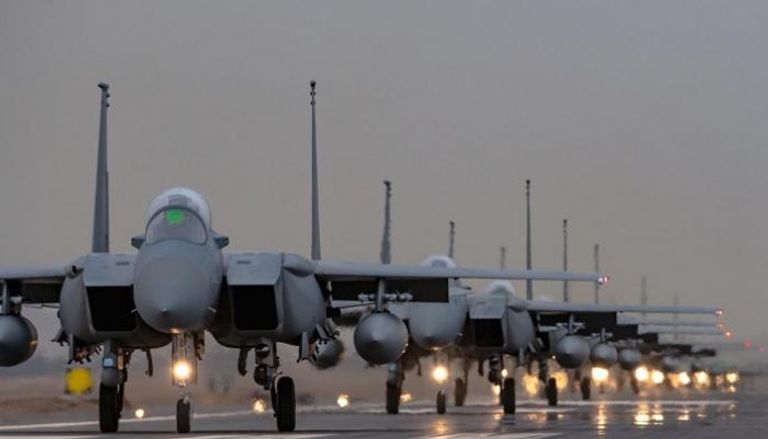 جانب من الطائرات العاملة في القوات الجوية الملكية السعودية