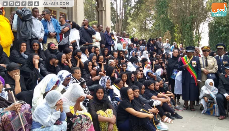 آلاف الإثيوبيين يشيعون رفات ضحايا الطائرة المنكوبة