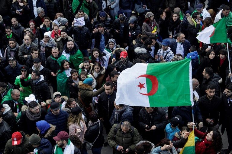 مظاهرات الجالية الجزائرية في فرنسا - الفرنسية