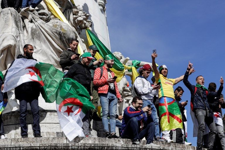 مظاهرات الجالية الجزائرية في فرنسا - الفرنسية