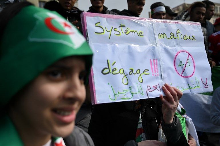 مظاهرات الجالية الجزائرية في فرنسا - الفرنسية