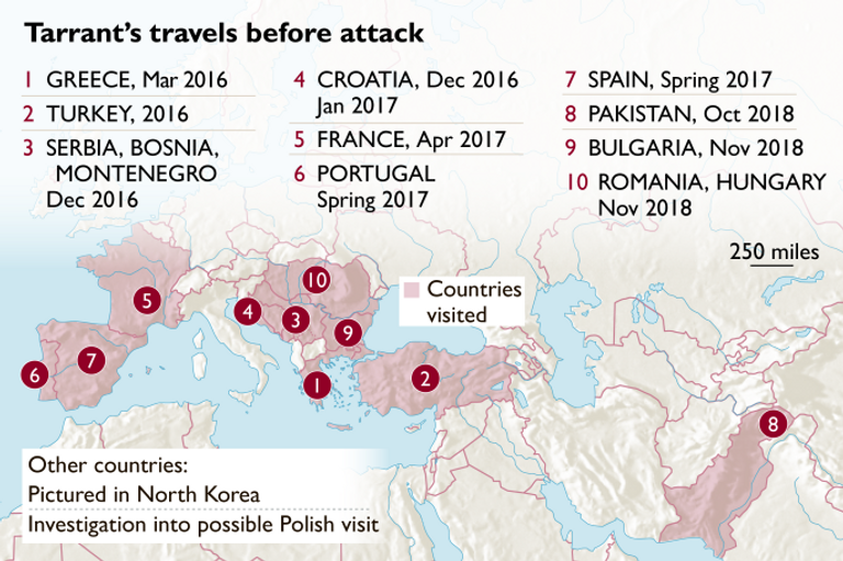 الإرهابي تارانت في محكمة كرايست تشيرش