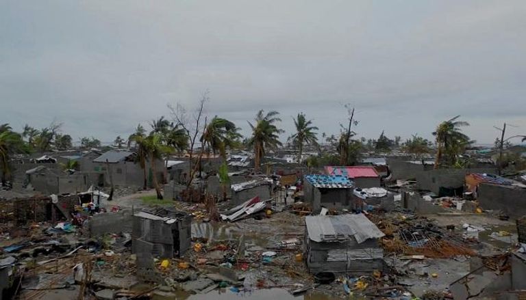 جانب من أضرار وخسائر الإعصار "إيداي"