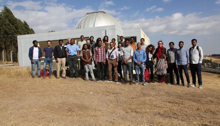 وفد أعضاء البرلمان الإثيوبي يزور معهد تكنولوجيا الفضاء