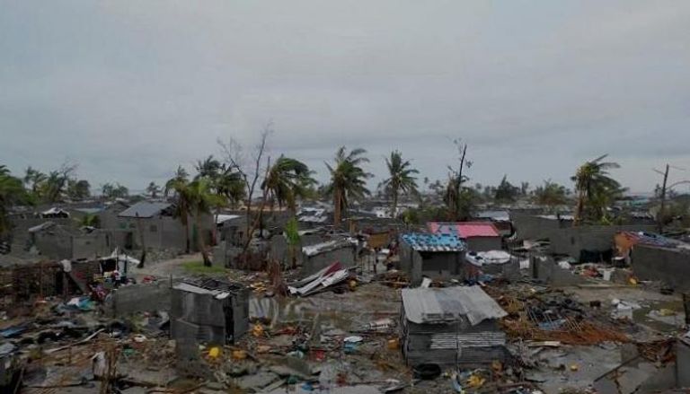 جانب من أضرار وخسائر الإعصار "إيداي"